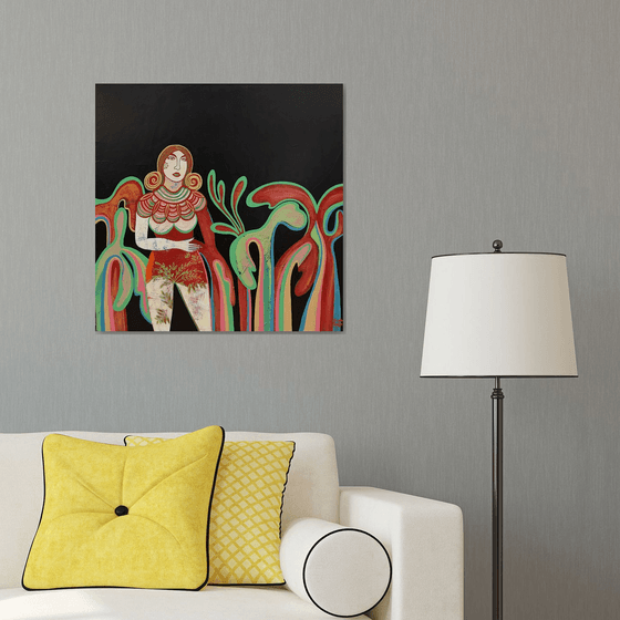 Red palms