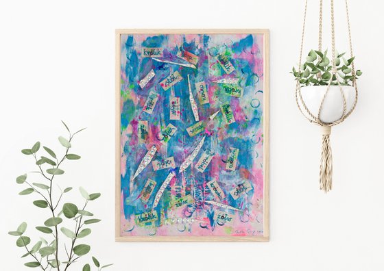 RESERVED Diptych for Ali