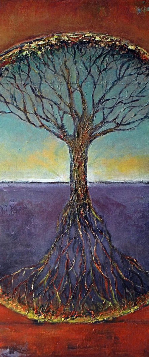 Vitruvian Tree of Life - 30x24 by BenWill