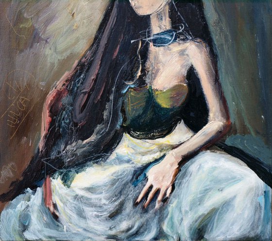 young widow (woman figure study)