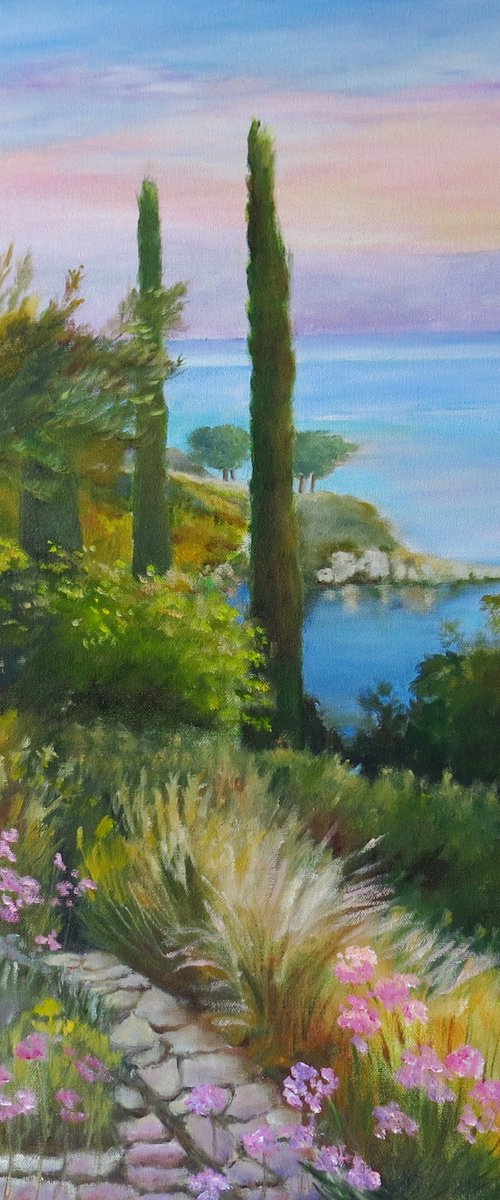 Kassiopeia Gardens, Corfu by Maureen Greenwood