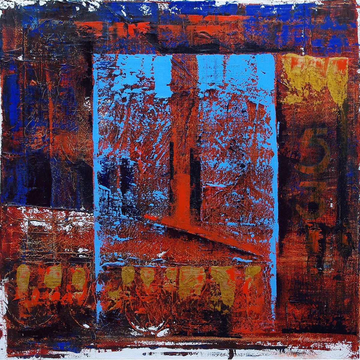 Abstract-46 By Richard Manning, 24 X 24, Artwork For Sale On Artfinder