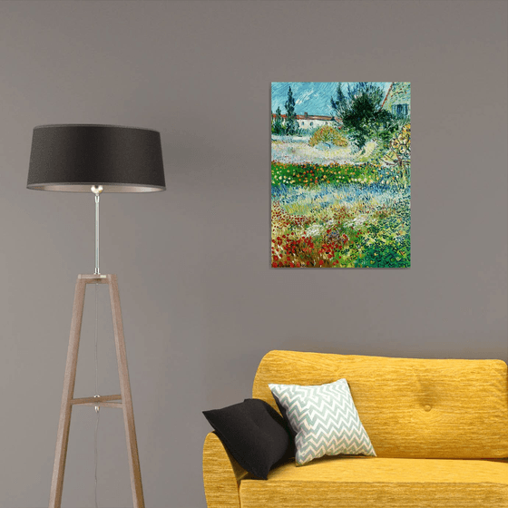 Flowering Garden with Path