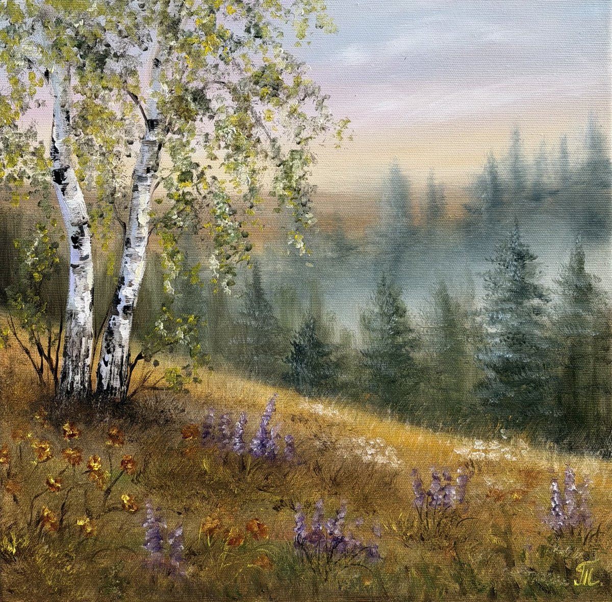 Spring Time By Tanja Frost, 16 X 16, Artwork For Sale On Artfinder