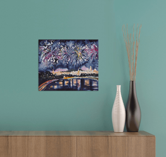 Festive fireworks
