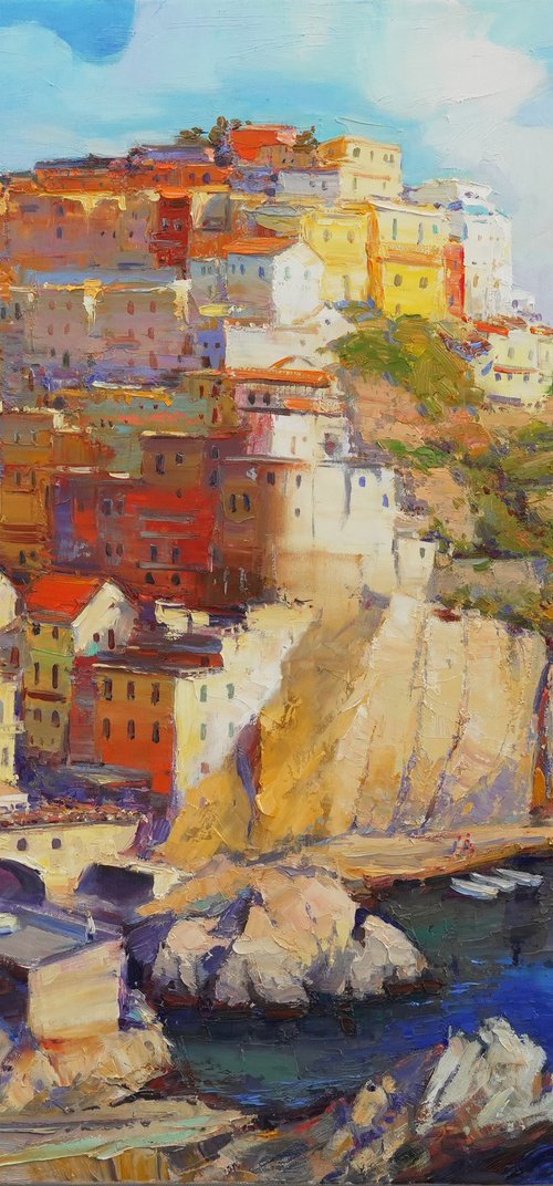 Manarola. Cinque Terre Italy by Alisa Onipchenko-Cherniakovska