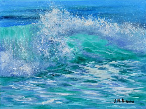 Powerful Wave by Yulia Nikonova