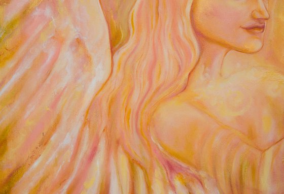 Angel of Light original oil painting