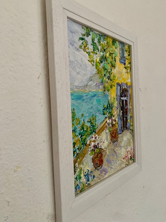 Blooming Terrace by the sea