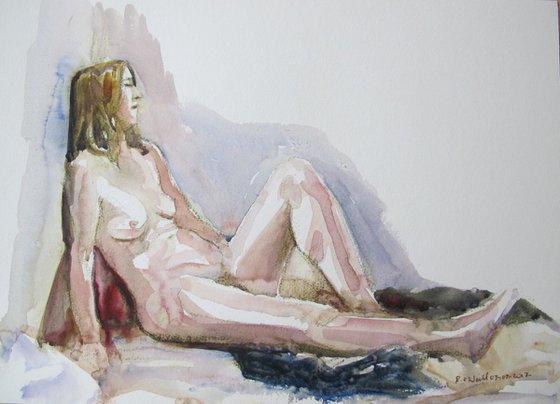 reclining female nude