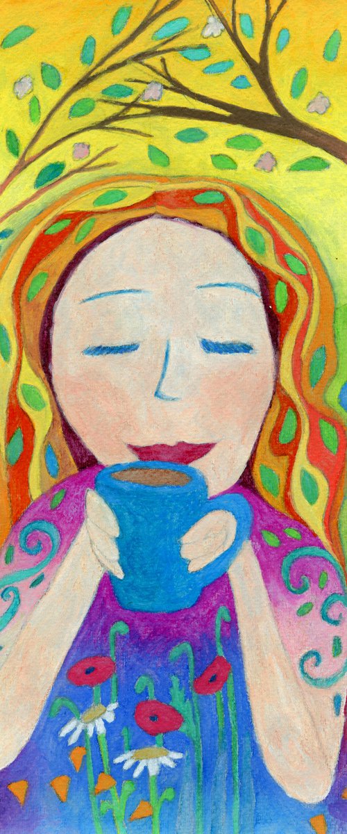 Coffee in the Garden by Lisa Mann
