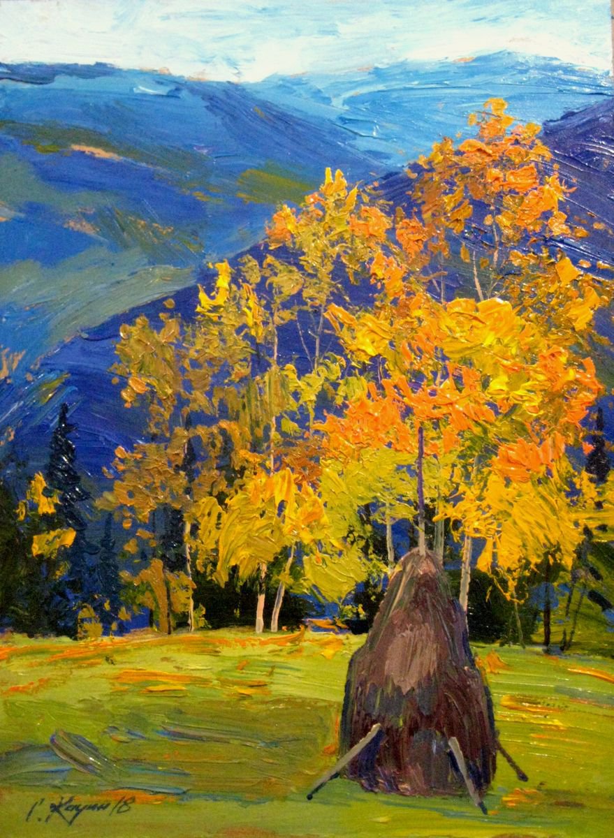 autumn in the mountains by Sergey Kachin