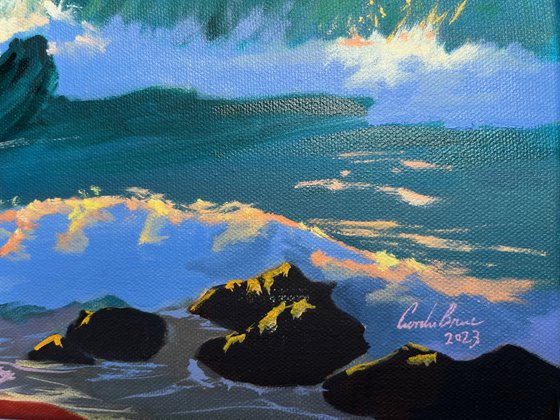 Rolling Waves on the Shore