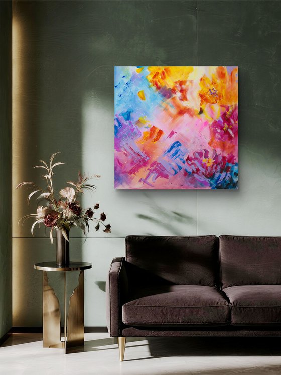 My creative awakening, abstract, bright