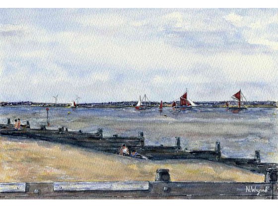 Thames Sailing Barges at Whitstable