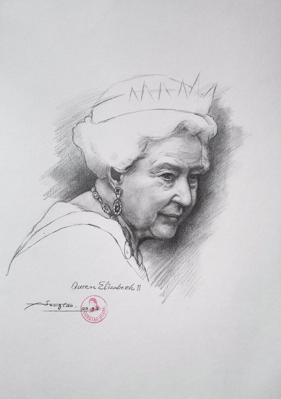 Portrait of Queen Elizabeth II