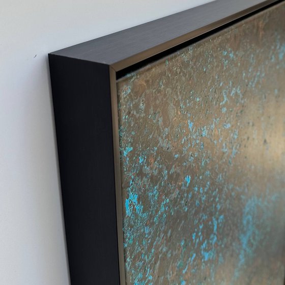 "The Blue Hour" Copper Patina Wall Art