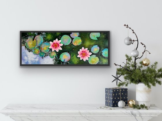 Beautiful Morning! Water lily painting