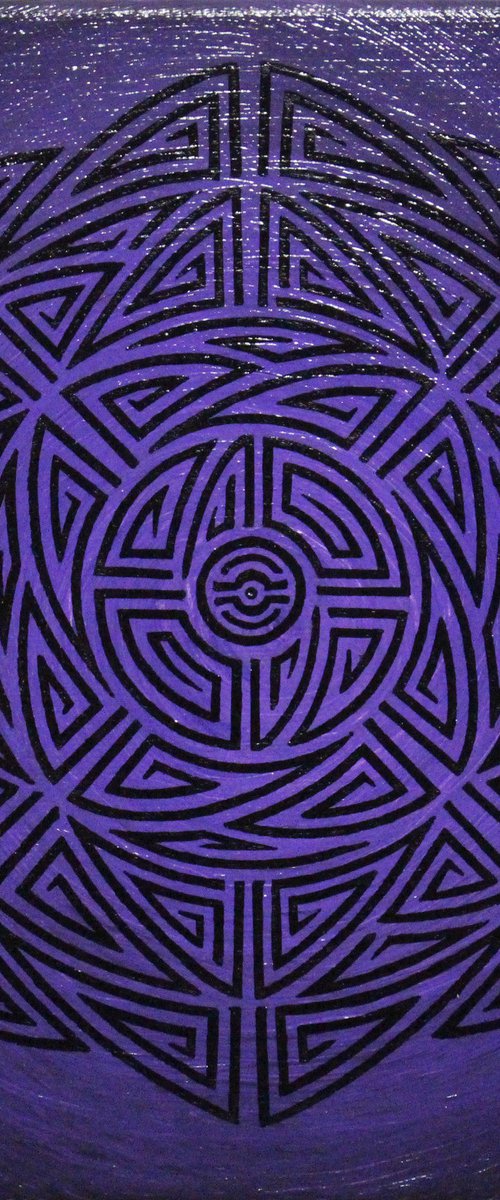 Tribal purple 2 by Jonathan Pradillon
