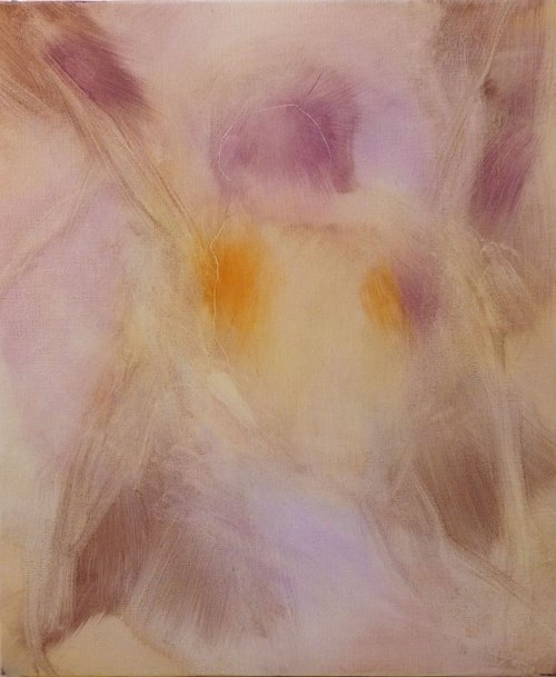 The Vague Bird, oil on canvas 55x46 cm by Frederic Belaubre
