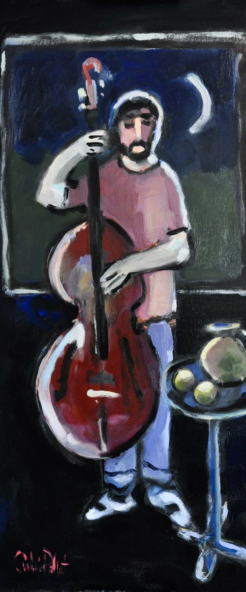 Bass Player by Andre Pallat