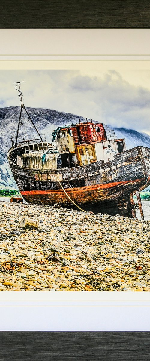 The 'Corpach Wreck' - MV Dayspring - Caol Fort William Scotland (HDR 1) by Michael McHugh