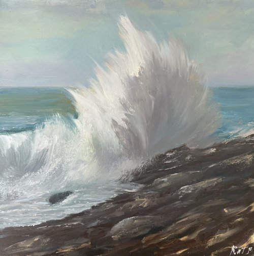Crushing wave by Kateryna Boykov