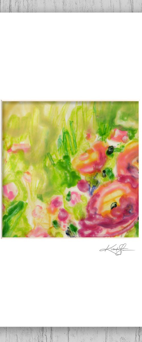 Encaustic Floral 2 by Kathy Morton Stanion