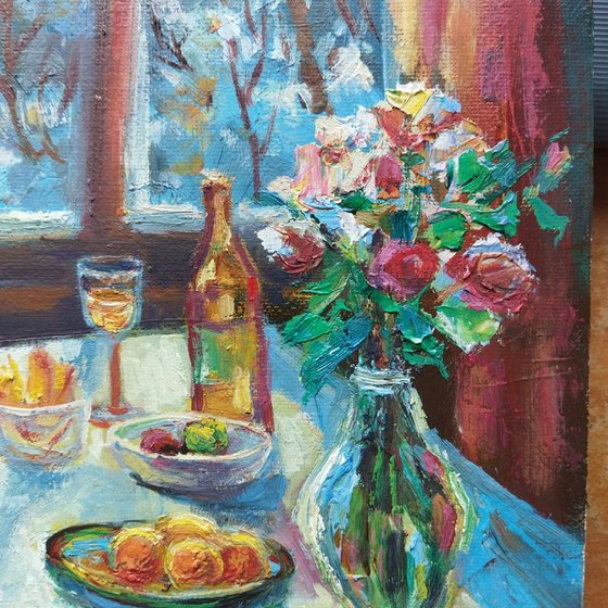 Cozy Winter Window View