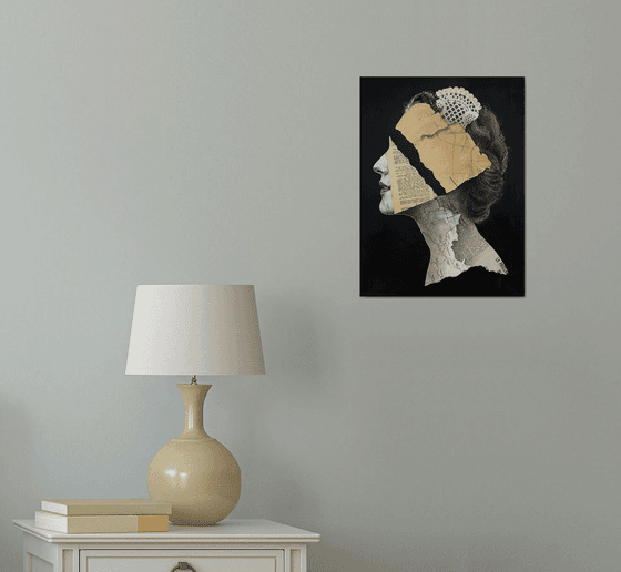 Fragmented Queen Victorian Memory Portrait