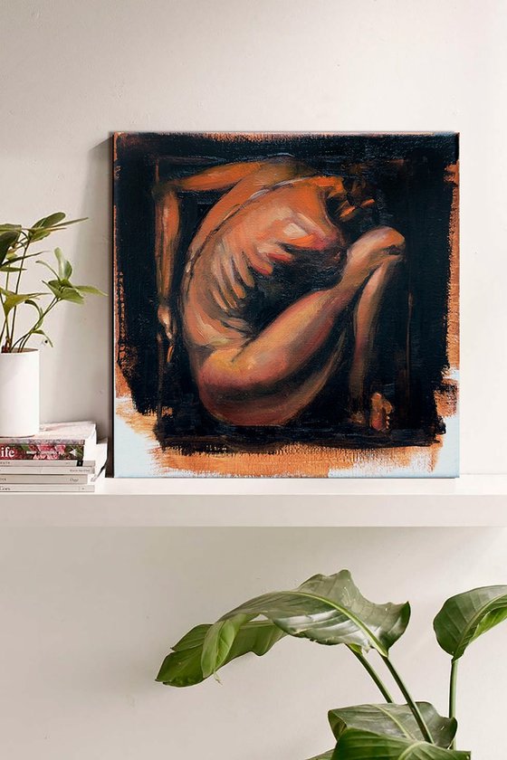 Me I Keep Hidden - Small Figurative Nude