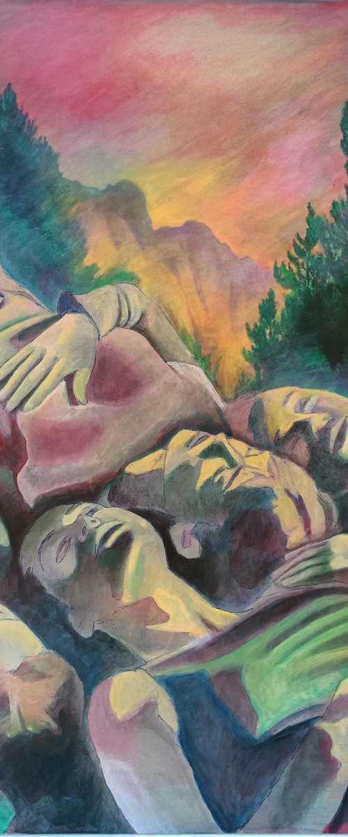 IN THE BREATH OF THE RED SUNSET by Paola Imposimato