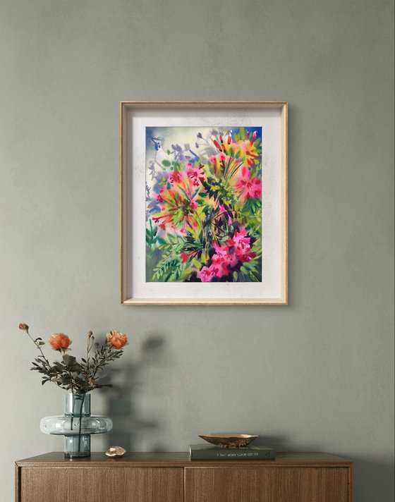 Flowers. Original artwork