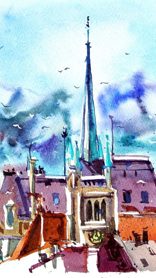 A Sketch from Lausanne by Ksenia Astakhova