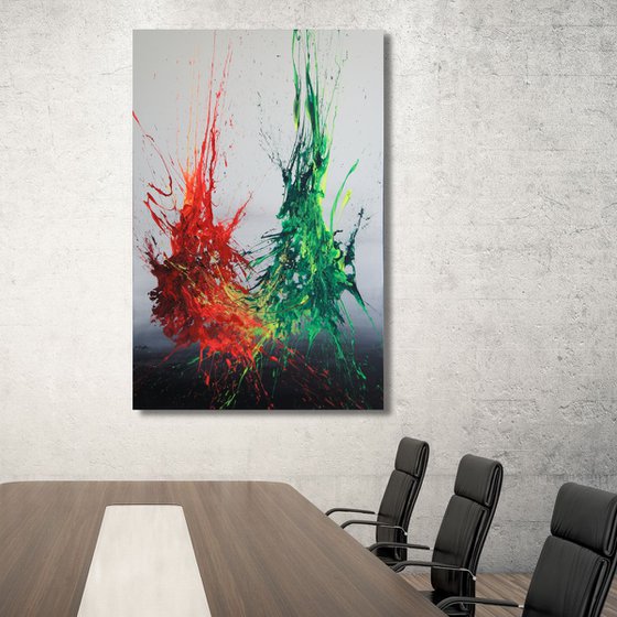 Symbiosis III (Spirits Of Skies 096113) - 80 x 120 cm - XXL (32 x 48 inches)