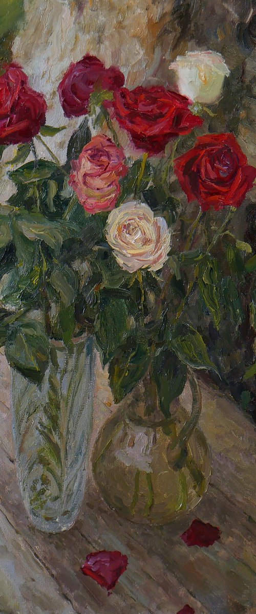 Tender Roses by Nikolay Dmitriev