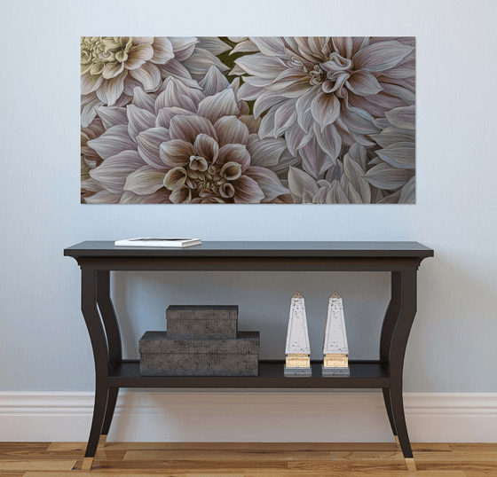 Blush Dahlia Garden