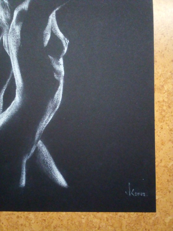 Nude noir #263 (21X29)cm