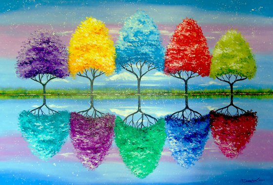 Each tree has its own colorful history