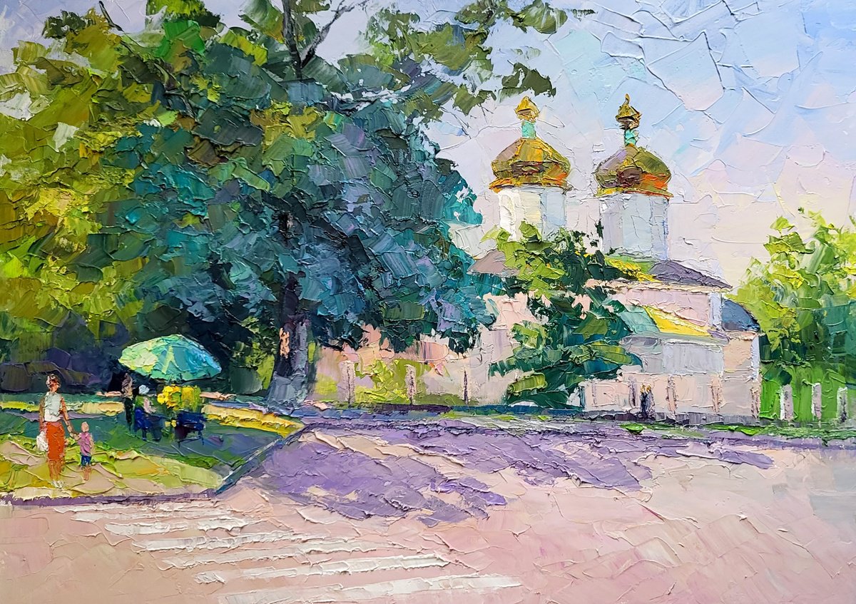Early Near The Church By Boris Serdyuk, 28 X 20, Artwork For Sale On Artfinder