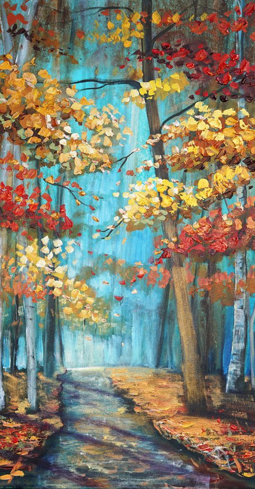 Golden Forest Trail by Amanda Dagg