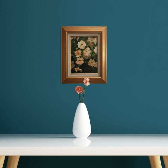 Petunias (Framed)