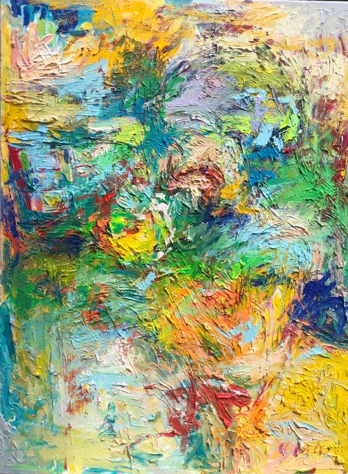 Seerosen im Farbenrausch by Nicole Leidenfrost