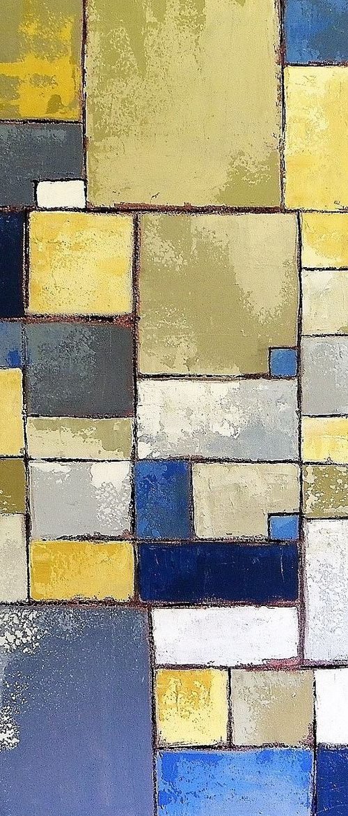 Blue in Conversation with Yellow by Sherry Edmondson