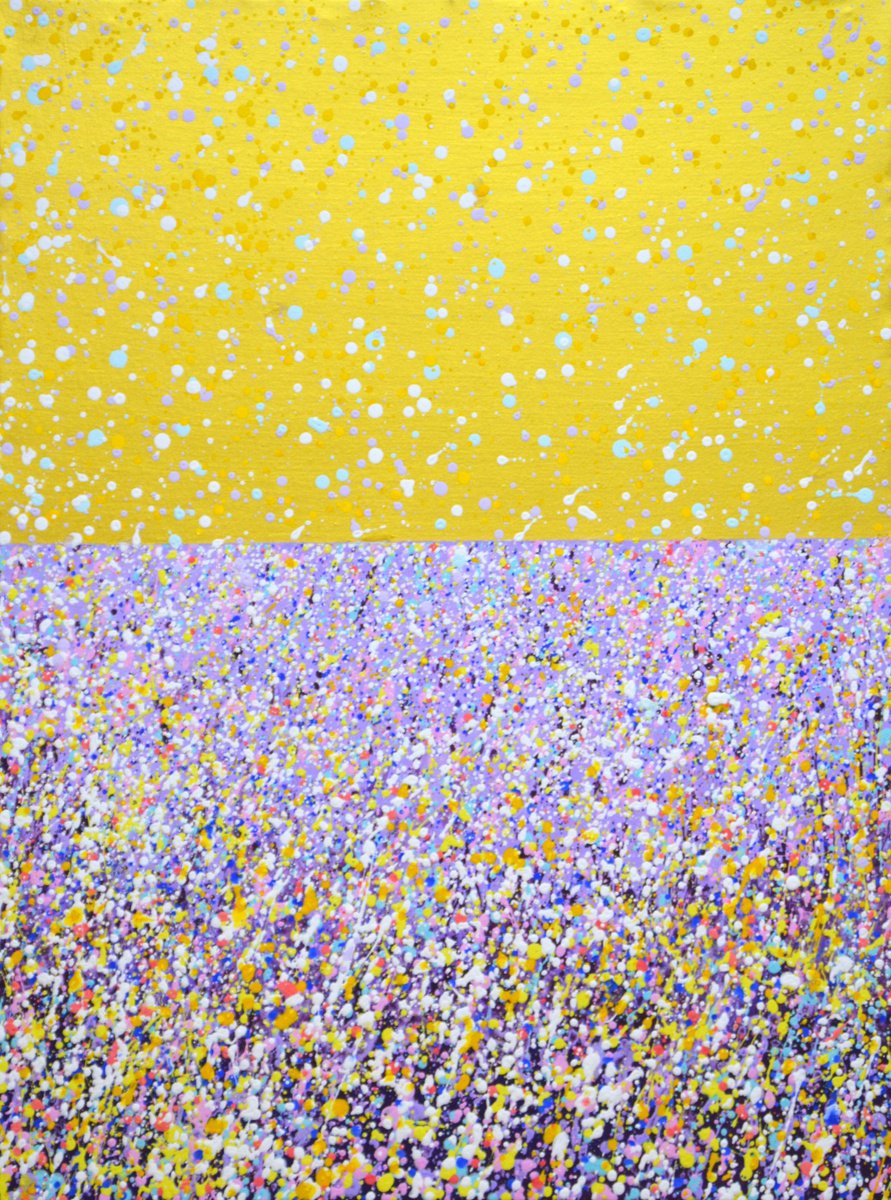 Abstract Acrylic Painting By Iryna Kastsova, 24 X 31, Abundance And Gold, Original Artwork