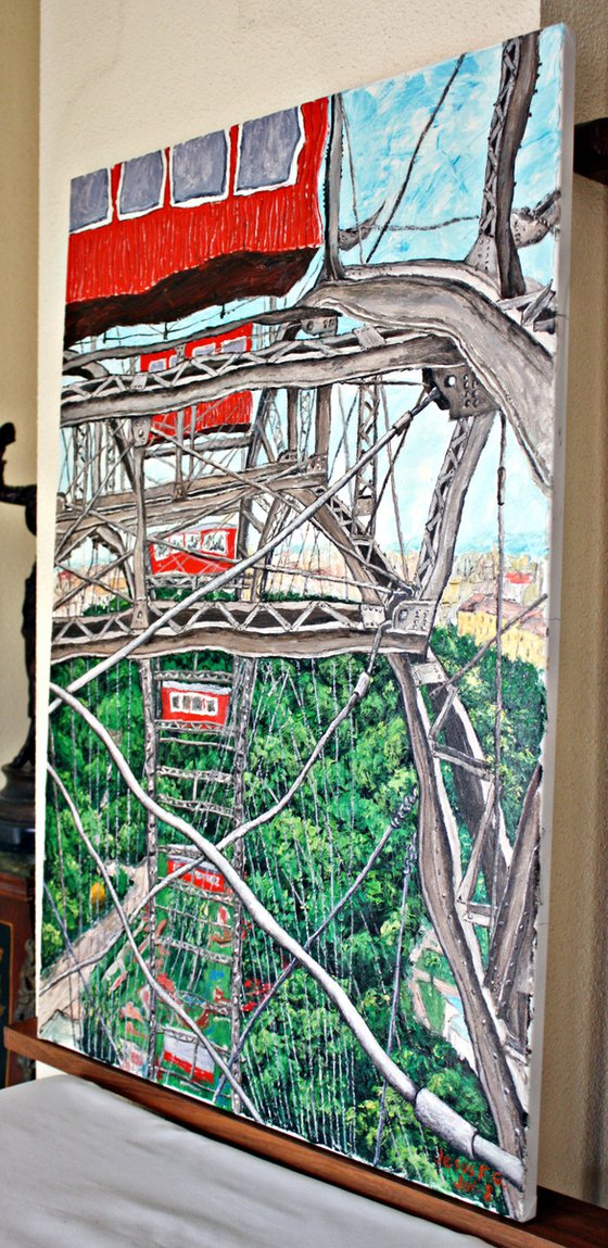 Viena. La noria del Prater.