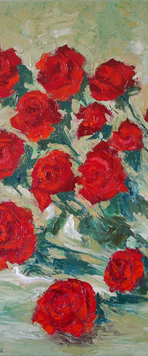 Red Roses by Juri Semjonov
