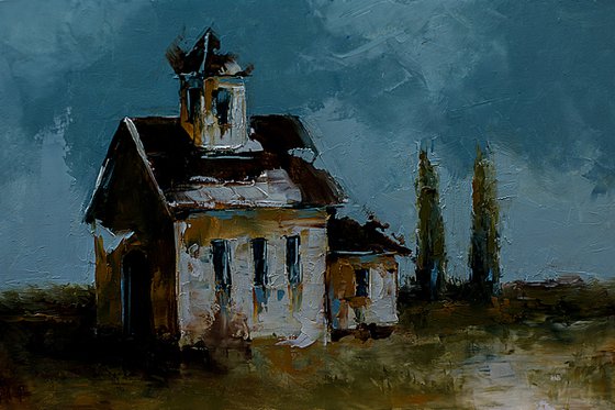 Old church in landscape