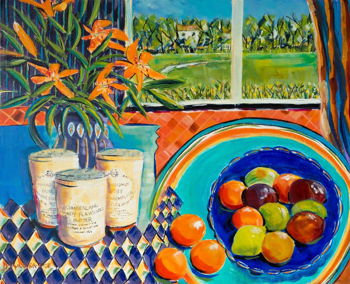 ORANGES STILL LIFE by Diana Aungier-Rose