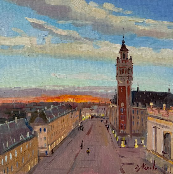 View of Grand Place, Liile